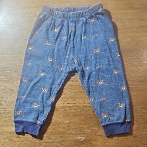 Cozy Kids Pajama Bottoms with Bear Print
